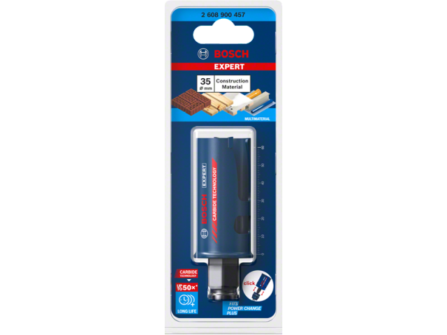 Žaga za izrezovanje lukenj Bosch EXPERT Construction Material, 35x60mm, 2608900457